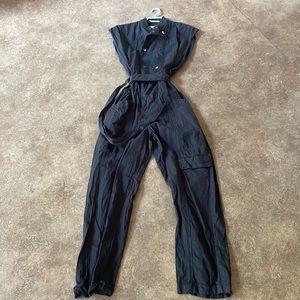 Zara Romper/Jumper - cargo/utility style, charcoal in colour.